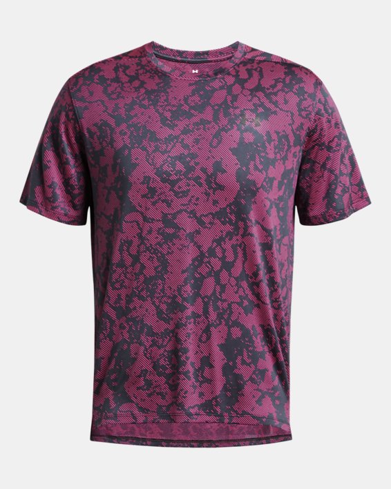 Męska koszulka z krótkimi rękawami UA Tech™ Vent Geode, Pink, pdpMainDesktop image number 2